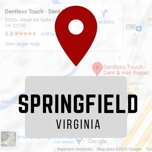 Dentless touch Springfield Virginia Paintless dent repair services